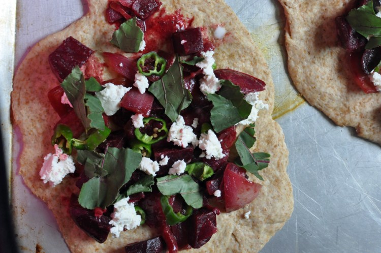 beet pizza